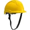 Cască de protecție pentru construcții ACE Patera - Cască robustă de protecție a muncii cu ventilație reglabilă - Standard EN 397 - Galben - Pentru dimensiuni ale capului de 51-63 cm