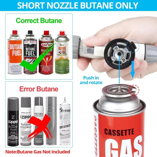 Sondiko S516 Profi Gázégő Állítható Lánggal Krémbrüléhez és Sütéshez