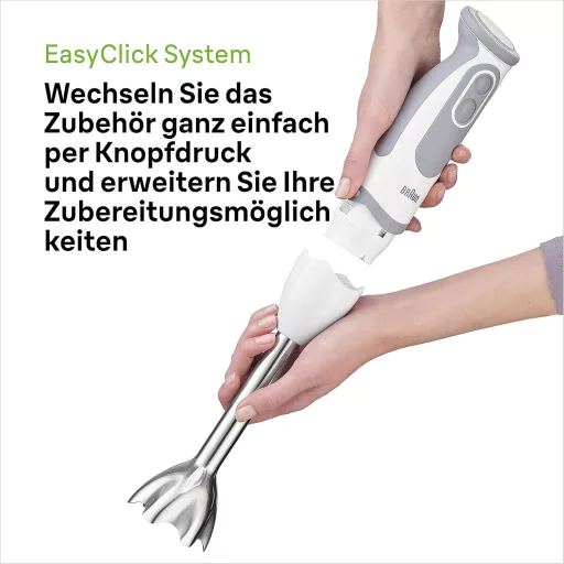 Braun MultiQuick 5 Vario MQ 5200WH Kézi Turmixgép Rozsdamentes Keverőtalppal 1000W