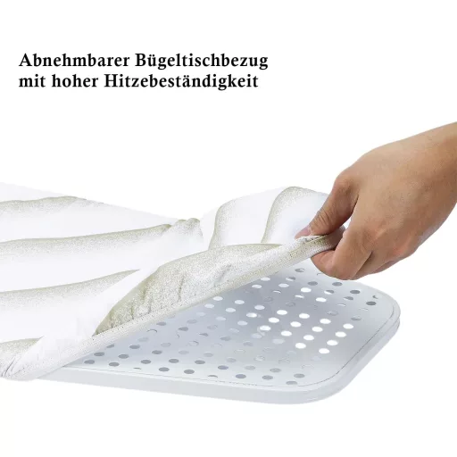 Ybaymy Masă de călcat pliabilă, rotativă 180°, extensibilă, cu sertar, pentru dulap, spălătorie, economie de spațiu, 95x30x9 cm