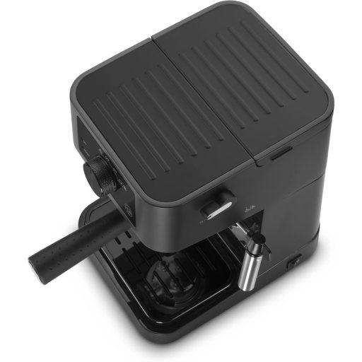 De'Longhi Stilosa EC 235.BK Traditional Espresso Portafilter Machine, Espresso Machine with Manual Milk Frother, for Espresso Powder, 1 Litre Water Tank, Black, 1100 W