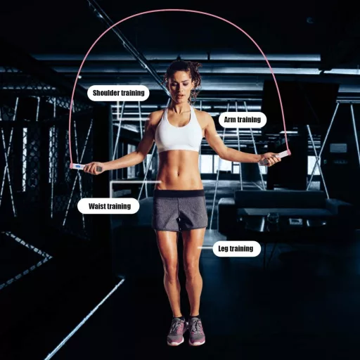 Wastou Súlyozott Ugrókötél Számláló Funkcióval, Állítható Hossz és Golyóscsapágy