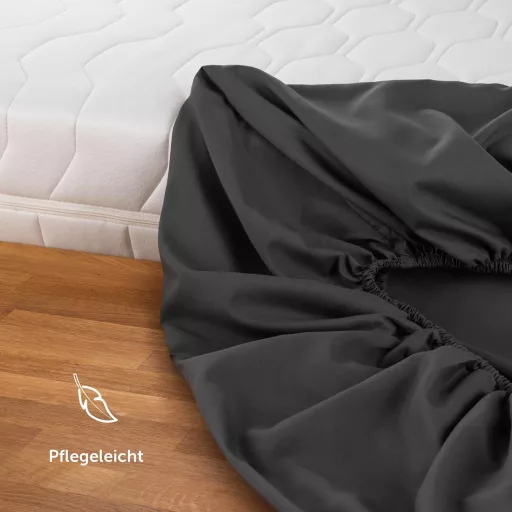 Cearceaf cu elastic din microfibră Blumtal, moale și durabil, pentru lenjerie de pat