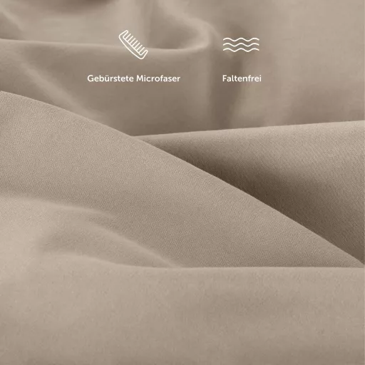 Cearșaf cu elastic Blumtal, din microfibră, moale și durabil, 160 x 200 x 30 cm