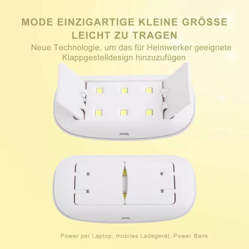 Kompaktná UV sušička nechtov s USB a 60 s časovačom - Prenosná mini lampa
