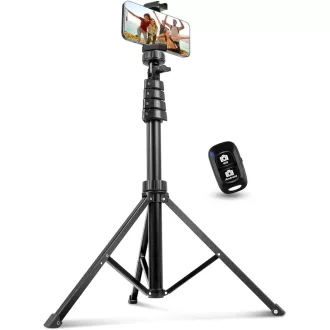   Aureday 62" telefon tripod távirányítóval és univerzális fejjel