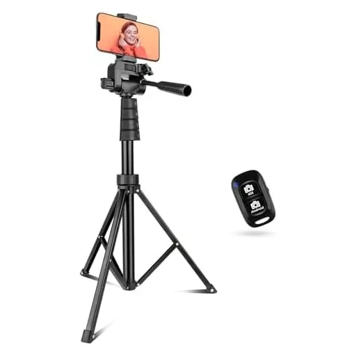 Aureday 170cm Telefon Tripod Selfie Bot Távirányítóval és Telefontartóval