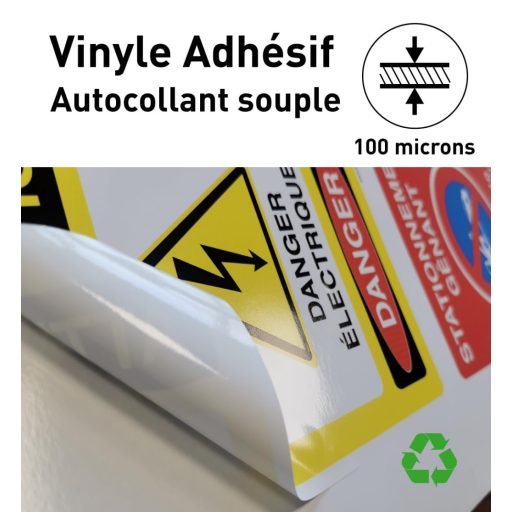 AUA SIGNALETIQUE Indicator de interzicere a parcării 200 mm PVC Marcaj loc rezervat