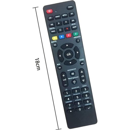 Univerzálny diaľkový ovládač na TV Tianxunh pre Samsung LG Sony Vizio Sharp s tlačidlom Netflix 3D