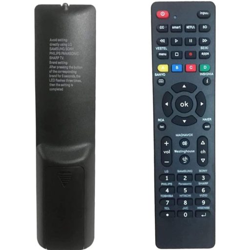 Univerzálny diaľkový ovládač na TV Tianxunh pre Samsung LG Sony Vizio Sharp s tlačidlom Netflix 3D