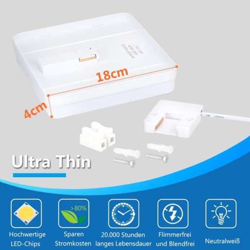 Lampa de plafon cu LED SUNZOS pentru living, dormitor, bucătărie, hol, balcon, sufragerie.