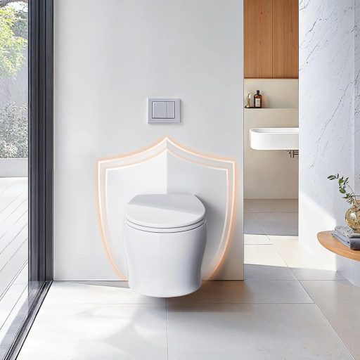 Pipishell WC-ülőke puha záródással és gyors feloldással