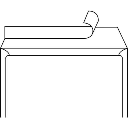 Kartonski DIN C4 samoljepljivi omot, pakiranje od 100 komada