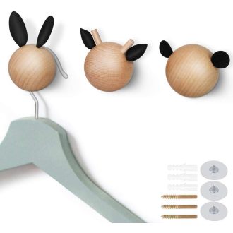 Venga 3 darabos kabát akasztó szett állatos kivitelben