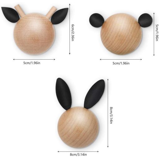 Venga 3 darabos kabát akasztó szett állatos kivitelben