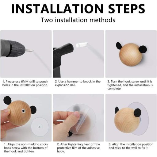 Venga 3 darabos kabát akasztó szett állatos kivitelben