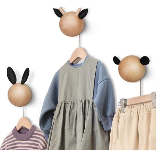 Venga 3 darabos kabát akasztó szett állatos kivitelben