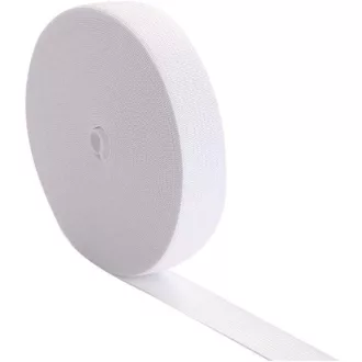   EXFEA Magas Minőségű, Szövött Rugalmas Szalag, 5 Méter, 15 mm Széles, Fehér