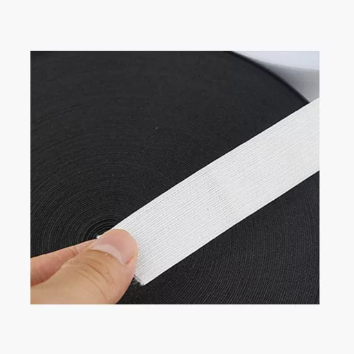 EXFEA Magas Minőségű, Szövött Rugalmas Szalag, 5 Méter, 15 mm Széles, Fehér