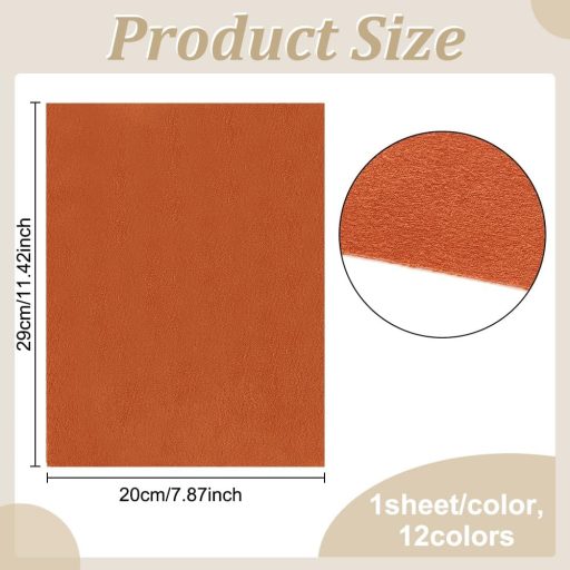 BENECREAT 12 kom 29x20 cm dvostruka plišana baršunasta tkanina, DIY materijal za ručni rad i šivanje