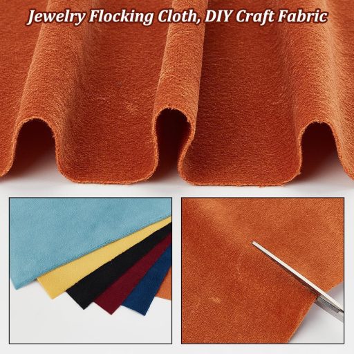 BENECREAT 12 db 29x20 cm dupla plüss bársony szövet, kézműves DIY anyag varráshoz