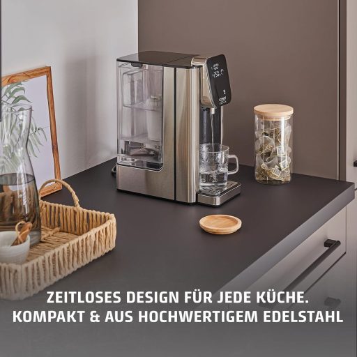 CASO HW660 Turbo Forró Vízadagoló 2600W, 40-100°C, Energiatakarékos Rozsdamentes Acél