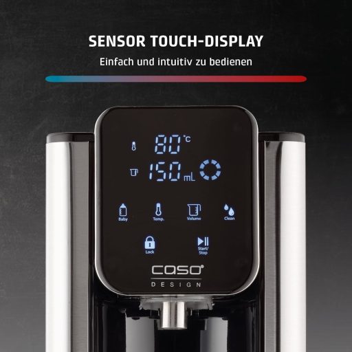 CASO HW660 Turbo Forró Vízadagoló 2600W, 40-100°C, Energiatakarékos Rozsdamentes Acél