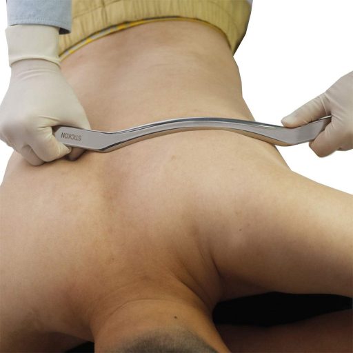 JustSun Gua Sha masážna pomôcka z nehrdzavejúcej ocele na akupunktúrnu terapiu a úľavu od bolesti svalov