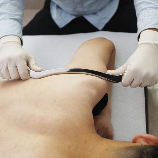 JustSun Gua Sha masážna pomôcka z nehrdzavejúcej ocele na akupunktúrnu terapiu a úľavu od bolesti svalov