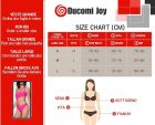 Ducomi Joy Női Egész Testes Fürdőruha - Monovállú Bikini, Push Up Top és Brazil Stílusú Alsó Rész, M méret