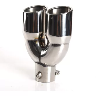   Krtopo Univerzálny dvojitý nerezový výfuk 2,5-3 palce koncovka výfuku