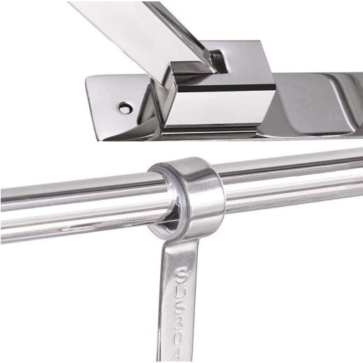 XIAJIA Polírozott Rozsdamentes Acél Falra Szerelhető Törölközőtartó 40x24x19,5cm