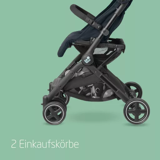 Maxi-Cosi Lara2 Könnyű Babakocsi 0-22kg Összecsukható Hordpánttal Grafit