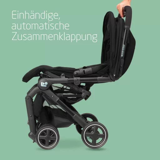 Maxi-Cosi Lara2 Babakocsi 0-22kg Könnyű Kompakt Összecsukható Fekete