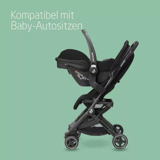 Maxi-Cosi Lara2 Babakocsi 0-22kg Könnyű Kompakt Összecsukható Fekete