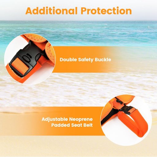 NEO-SPLASH Gyermek Úszódzseki 1-6 Éves Fiúknak és Lányoknak Állítható Biztonsági Szíjakkal