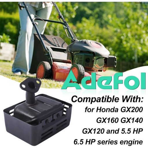 Adefol ispušni lonac za Honda GX160 GX200 GX120 GX140 motore, s prigušivačem i cijevi