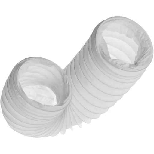 EUROPLAST 150mm Tubulatură PVC 1m pentru Aer Condiționat, Uscător, Hotă