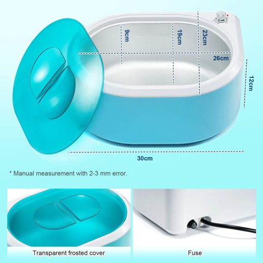 YAOBLUESEA Paraffinbáz készlet 4x200g paraffinnal, kesztyűvel és kiegészítőkkel