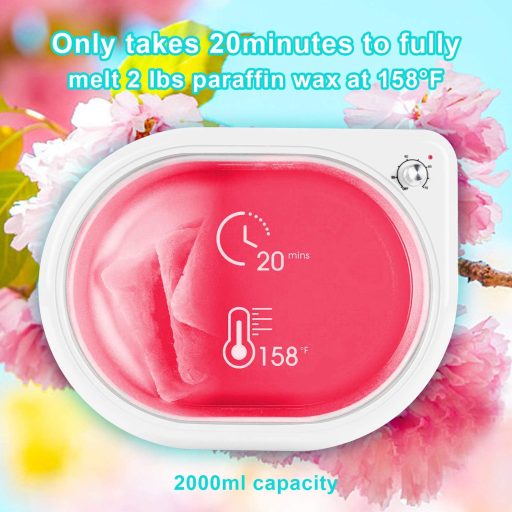 Set de parafină YAOBLUESEA cu 4 x 200g parafină, mănuși și accesorii