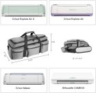 ProCase táska Cricut Maker 3 és Explore 3 plottergépekhez - Szürke, strapabíró hordtáska