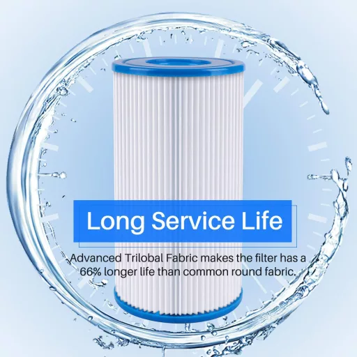 Bazénový filter POOLPURE typu A alebo C pre čerpadlá Intex, pre bazény Easy Set a nafukovacie bazény, 4 kusové balenie