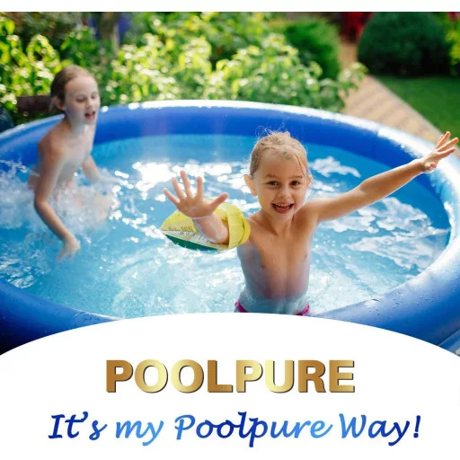 POOLPURE A vagy C típusú medenceszűrő betét Intex szivattyúkhoz, Easy Set és felfújható medencékhez, 4 db-os csomag