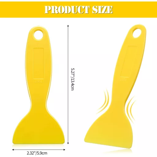Mudder Set Spatule 3D pentru Imprimantă, 12 bucăți - Răzuitor de Plastic, Instrument pentru Îndepărtarea Bulelor de Aer, pentru Rășină, Folie de Vinil, Chit - Negru