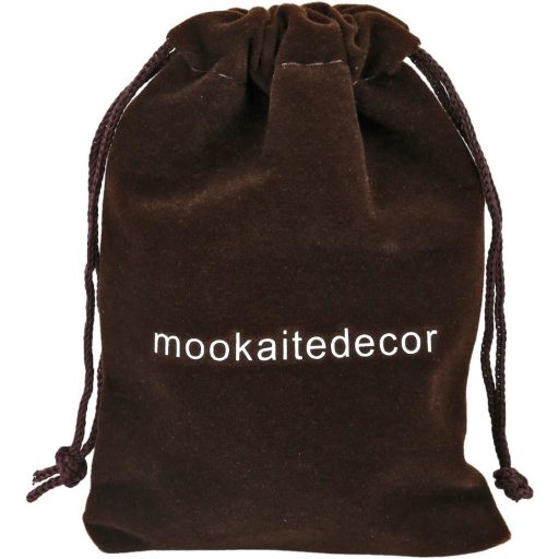 mookaitedecor 4-dielna sada úchytiek na dvere a zásuvky z modrého achátu do kuchyne