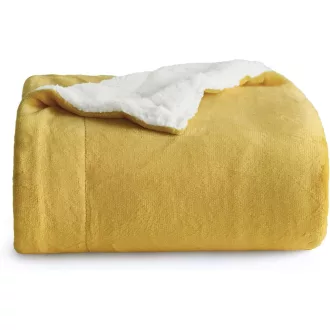   Bedsure Sherpa Deka, Izuzetno Meka Flanelasta Navlaka za Kauč i Krevet