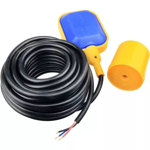 Senzor de nivel cu flotor 2m Gebildet, regulator pompă apă murdară, rezervor septic, rezervor de apă