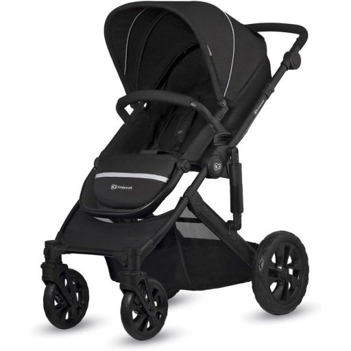 Kinderkraft Prime Lite 3 az 1-ben Fekete Babakocsi Újszülötttől