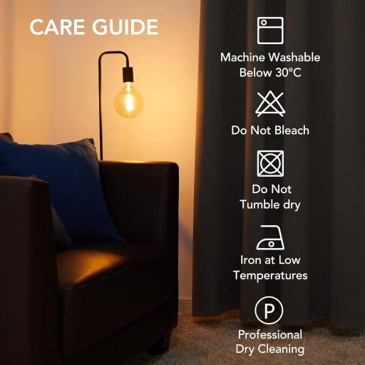 Perdele opace Deconovo, termoizolante, fonoizolante și întunecătoare