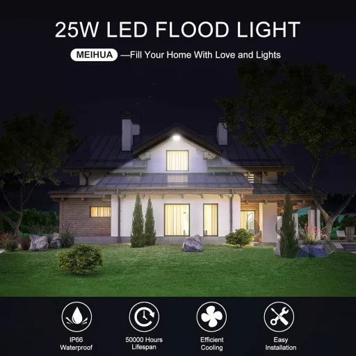 MEIHUA 35W LED reflektor, 3500LM, hladno bijela, vanjski, vodootporan, IP66